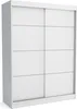 A white sliding door wardrobe. Produktbild-Vorschau