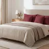 Kissenbezug 35x35 cm Bordeaux | 100% Baumwolle | Produktbild-Vorschau 2