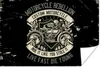 MuchoWow® Poster Motorrad - Skelett - Vintage - Zitat 30x20 Produktbild-Vorschau 1