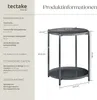 TecTake 404196, Boční/koncový kávový stolek, Šedá Náhled obrázku produktu 5