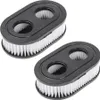 Two black and white air filters are shown against a white background. Produktbild-Vorschau