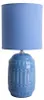 Stolová lampa, textilná keramika, svetlomodrá, V 30 cm Náhľad obrázku produktu 1