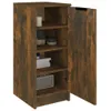 vidaXL Botník Kouřový dub 30x35x70 cm Materiál dřeva Náhled obrázku produktu 4