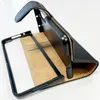 A black flip case for a Samsung Galaxy Z Fold 4, shown open with the phone inside. Podgląd zdjęcia produktu
