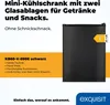 Exquisit Mini Kühlschrank KB60-V-090E schwarz | Kompakt | Produktbild-Vorschau 2