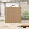 TolleTour 30x30cm WPC dlaždice terasová dlaždice, 5m2 Náhled obrázku produktu 2