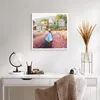 Poster - Poster ohne Rahmen - Boho Heidekraut Frau - 60x60 Produktbild-Vorschau 5