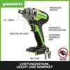 Atornillador de impacto inalámbrico Greenworks de 24V, 400 Vista previa de la imagen del producto 2