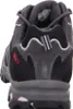 The back view of a grey and black hiking shoe. Náhled obrázku produktu