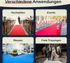 Primaflor Eventteppich PODIUM Anthrazit 1,00m x 5,00m - Produktbild-Vorschau 5