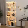 VOWNER Glasvitrine mit 3-Farben-LED - Bewegungssensor, 5 Produktbild-Vorschau 1