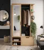AX LIVING Garderobe Nemrut Holzoptik mit Spiegel – Produktbild-Vorschau 10