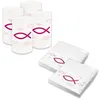 itenga 6x Windlicht + 40x Servietten - Fisch - weiß pink Produktbild-Vorschau 1
