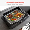 Griglia da tavolo Clatronic® | Griglia con griglia cromata Anteprima dell’immagine prodotto 6