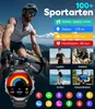 Herren Militär-Smartwatch mit 1,85" HD Display, 1000mAh, Produktbild-Vorschau 2