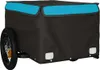 vidaXL Przyczepka rowerowa czarno-niebieska 30 kg żelazko Podgląd zdjęcia produktu 4