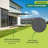 Sonnensegel Dreieck, 4x4x4m, anthrazit, wasserabweisend Produktbild-Vorschau 5