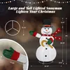 LEADZM LED-Schneemann Weihnachtsfigur, Pop-Up-Schneemann, Produktbild-Vorschau 6