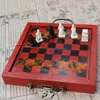 Schach aus Holz 21x21 cm im orientalischen Stil Set mit Produktbild-Vorschau 1