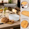 bremermann Brotkasten oval mit Bambus-Deckel, Brotbox mit Produktbild-Vorschau 5