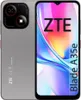 A product shot of a ZTE Blade A35E smartphone, shown from the front and back, with a colorful background. Podgląd zdjęcia produktu
