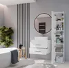 NEL 60 Meuble sous-vasque pour salle de bains, blanc, Voir les images du produit 14