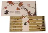 488 Essstäbchen Geschenkset 5 Paar aus Bambus Holz in Produktbild-Vorschau 1