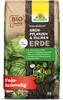 A bag of Neudorff NeudoHum potting soil for green plants and palms. Produktbild-Vorschau