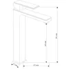 Mexen Mino R72 Badewannenset, Schwarz - 72413R72-70 Produktbild-Vorschau 2