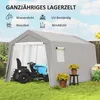 Outsunny Gerätehaus mit Satteldach wasserdicht Gerätezelt Produktbild-Vorschau 4