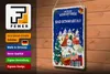 Blechschild Weihnachtsgrüße BAD SCHWARTAU 20x30cm Produktbild-Vorschau 3