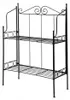 Etagère à 2 niveaux - L 56,5 x l 25,9 x H 79,3 cm - Noir Voir les images du produit 2