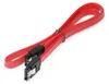 deleyCON SATA 3 Nylon Kabel 60cm gerade 6 Gbit/s - Rot Produktbild-Vorschau 4