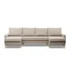 Ecksofa mit Schlaffunktion, Wendekissen, Sofa U-form BLANK Produktbild-Vorschau 2
