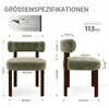 Chaises de salle à manger COLAMY, lot de 2, chaises de Voir les images du produit 3