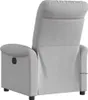 vidaXL Massagesessel Elektrisch Wolkengrau Stoff Produktbild-Vorschau 6