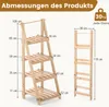 A diagram showing the dimensions of a wooden plant stand. Anteprima dell’immagine prodotto