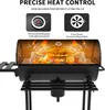 TEENO Chariot à Barbecue de Bois,Grill XXL à Charbon avec Voir les images du produit 8
