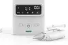 A white electric nasal aspirator with a digital display and a transparent collection chamber is shown on a white background. Anteprima dell’immagine prodotto