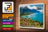 Blechschild Reise Genf Schweiz Genfersee Natur 30x20cm Produktbild-Vorschau 3