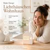 Lichthaus Teelichthalter Porzellan Lichthäuschen Wohnhaus Produktbild-Vorschau 9