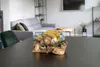Goccia d'acqua San Marino h20 cm in teak. Anteprima dell’immagine prodotto 4
