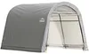 ShelterLogic Folien Zeltgarage Gerätehaus Grau 300x300x240 Produktbild-Vorschau 1