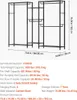 Kleiderständer, strapazierfähiger Kleiderschrank, 7 Produktbild-Vorschau 7
