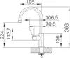 BLANCO CANDOR Armatur / Chrom / Festauslauf / Hochdruck Produktbild-Vorschau 4