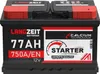 LANGZEIT Autobatterie 12V 77Ah Starterbatterie PKW KFZ Produktbild-Vorschau 4