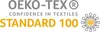 The image displays the OEKO-TEX STANDARD 100 logo and text, indicating textile certification. Produktbild-Vorschau