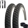 2 x VEE Rubber V024 20" Fahrradreifen Schwarz 47-406 (20 x Produktbild-Vorschau 1