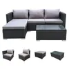 SVITA QUEENS Gartenlounge 5-teilig Polyrattan Lounge Set Produktbild-Vorschau 5