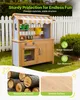 VEVOR Spielküche, Kinderküche, Spielzeugküche mit Löffeln, Produktbild-Vorschau 3